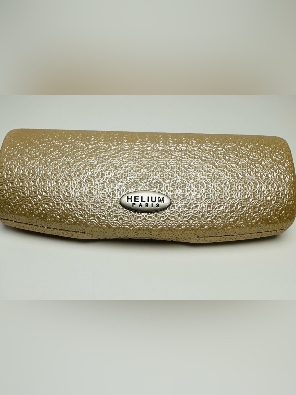 Helium Paris Metallic Gold Women's Hard Shell Glass Case